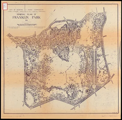 General plan of Franklin Park
