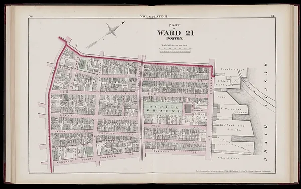 Atlas of the county of Suffolk, Massachusetts : vol. 6th including the late city of Charlestown, now wards 20,21 and 22, city of Boston : from actual survey & official records