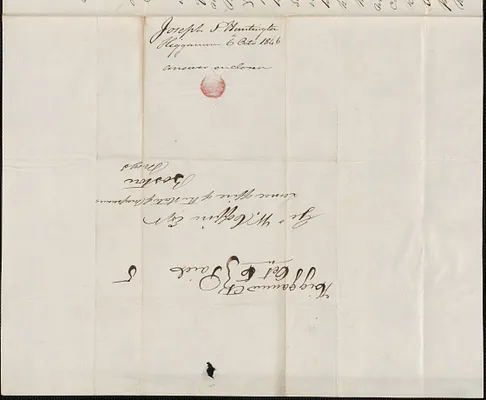 Joseph Huntington to George Coffin, 6 October 1846