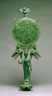 Caryatid Mirror with Aphrodite