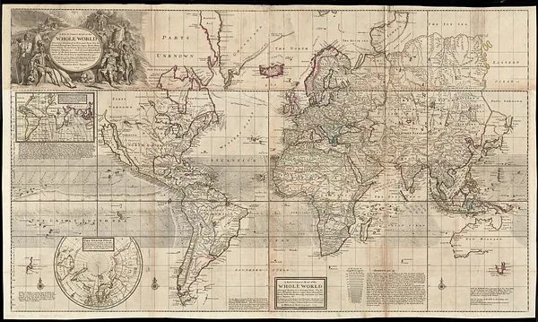 A new & correct map of the whole world