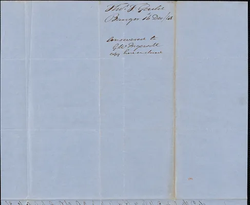 Thomas F. Gould to George Coffin, 16 December 1848