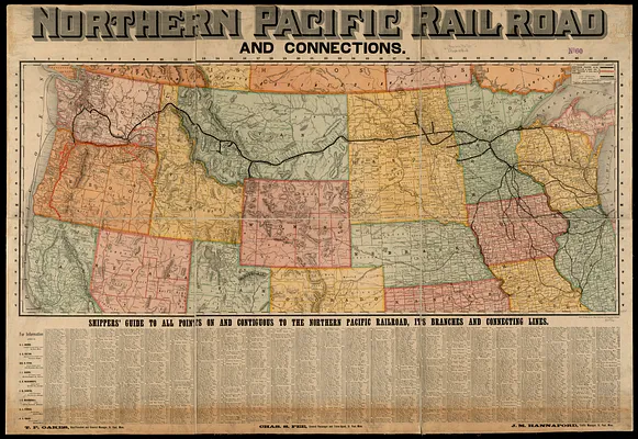 Northern Pacific Rail Road and connections