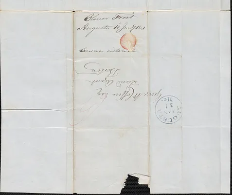 Oliver Frost to George Coffin, 11 January 1841