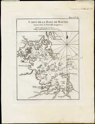 Carte de la Baye de Baston