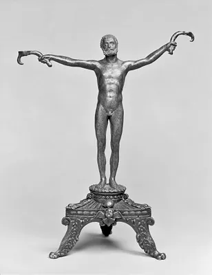 ""Antique"" Candlestick in the Form of a Man