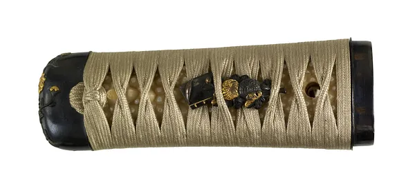 Tsuka with Chrysanthemums