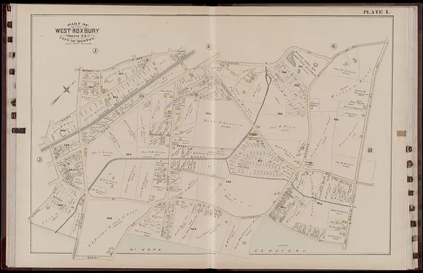 Atlas of the city of Boston : West Roxbury : volume five : from actual surveys and official records