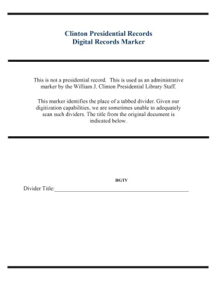 Events Binder: Office of the First Lady: Gayleen Dalsimer: [HGTV] [binder]