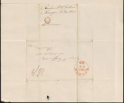 Rufus McIntire to George Coffin, 25 December 1840