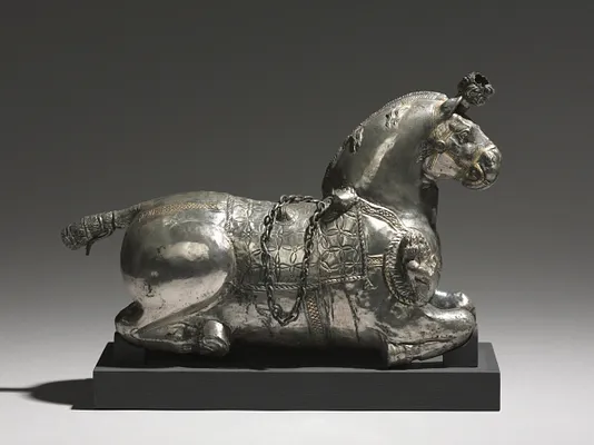 Horse-Shaped Drinking Vessel