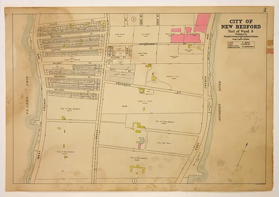 Atlas of the City of New Bedford, Part of Ward 6, plate 2
