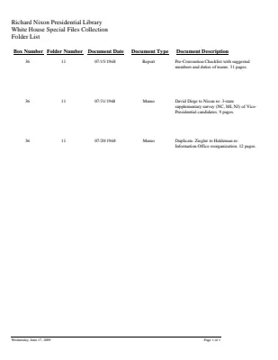 WHSF: Returned, 36-11
