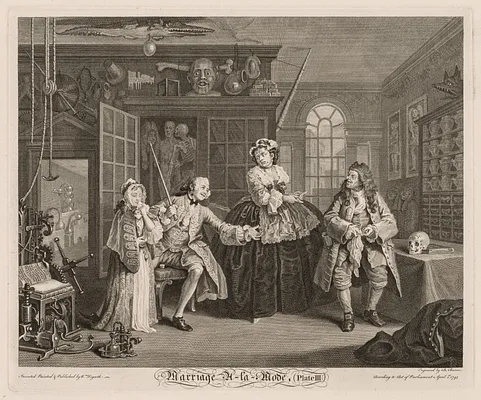 Marriage à la Mode:  The Scene with the Quack