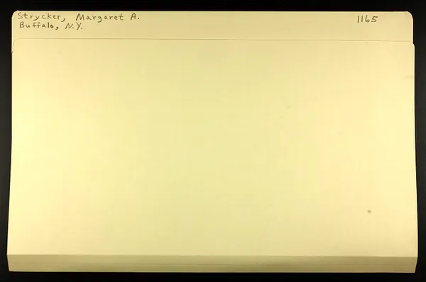 Strycker, Margaret A.
