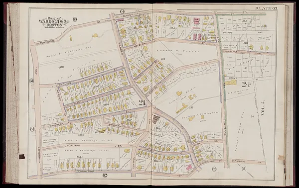 Atlas of the city of Boston : Roxbury, Mass. : volume four : from actual surveys and official records