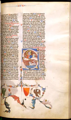 Leaf from Bentivoglio Bible