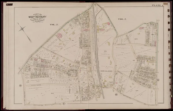 Atlas of the city of Boston : West Roxbury : volume five : from actual surveys and official records