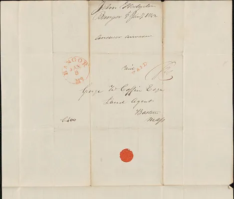 John Hodgdon to George Coffin, 8 January 1842