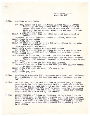 Summaries of Telephone Conversations