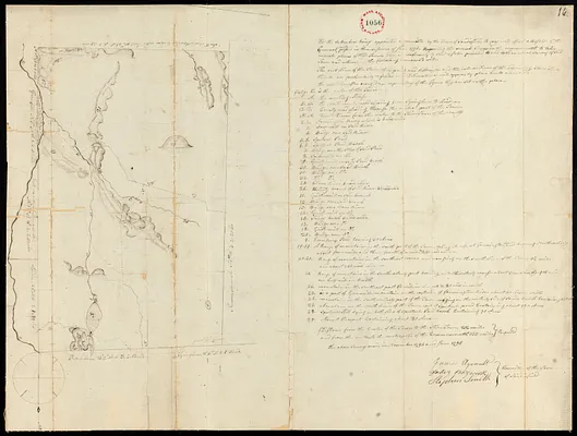 Plan of Sandisfield, surveyor's name not given, dated June 1795.