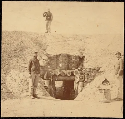 Powder magazine on the lines