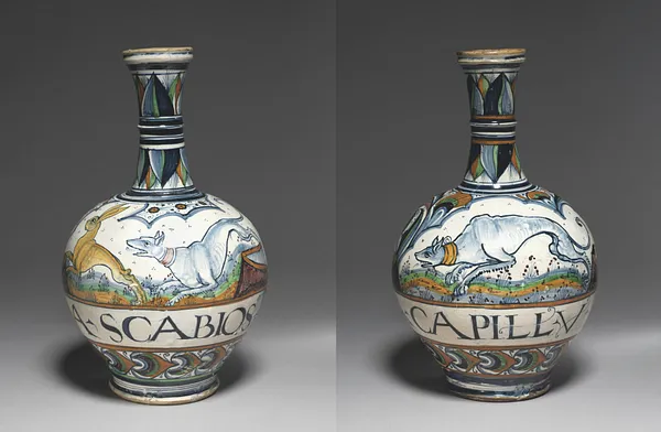 Pair of Pharmacy Bottles