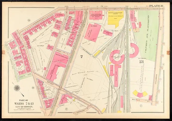 Atlas of the city of Boston, Roxbury