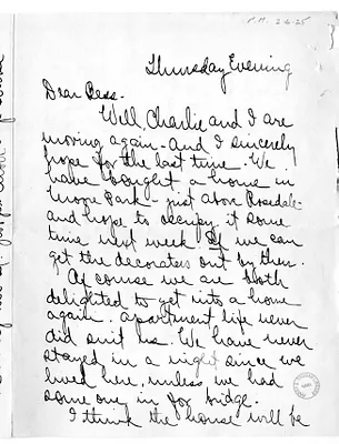 Letter from Arry M. Calhoun to Bess W. Truman