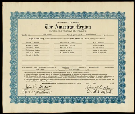 American Legion charter