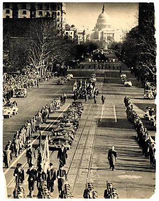 Image of Inaugural Parade in Fortune Magazine