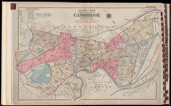 Atlas of the city of Cambridge, Massachusetts