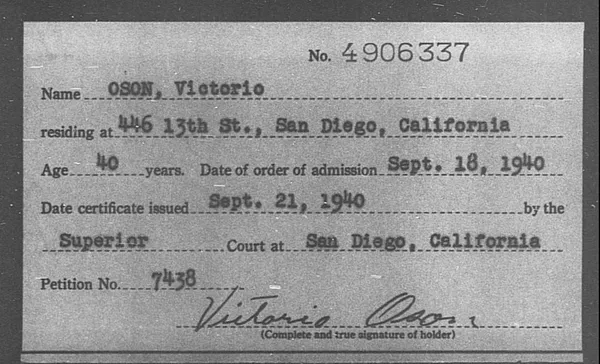 Oson, Victorio - 1940