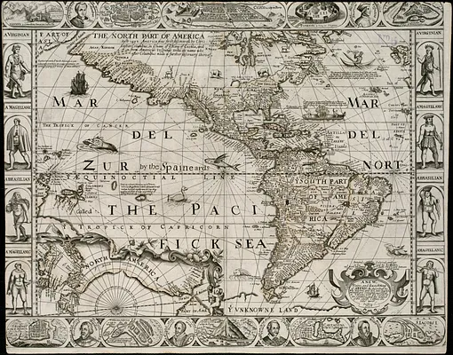 A new, plaine, and exact map of America