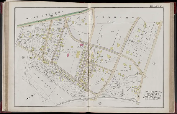 Atlas of the city of Boston, volume five, Dorchester Mass.