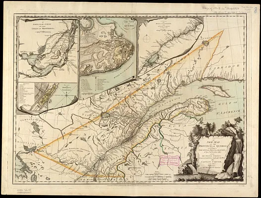 A new map of the Province of Quebec, according to the Royal Proclamation, of the 7th of October 1763