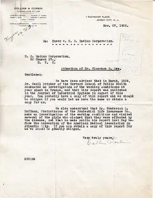 Letters Received to Clarence B. Lee [C.B. Lee], November 27, 1925