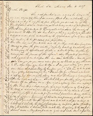 Letter from Spofford D. Jewett, Andover, to Amos Augustus Phelps, Jun 11. 1827