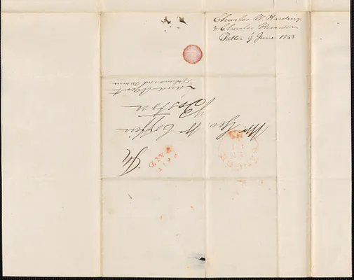 Charles Harding and Charles Hanson to George Coffin, 9 June 1843