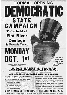 Democratic Party Campaign Event Advertisement