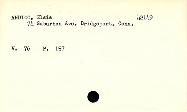 Fairfield County Superior Court, Index to Declarations of Intention, 1906-1963, Andico-Bethmann