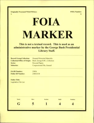 Legislative File List