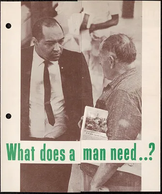 Brochure promoting Noel Day for Congress