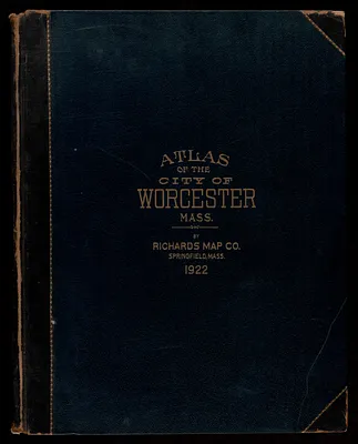 Richards standard atlas of the City of Worcester Massachusetts