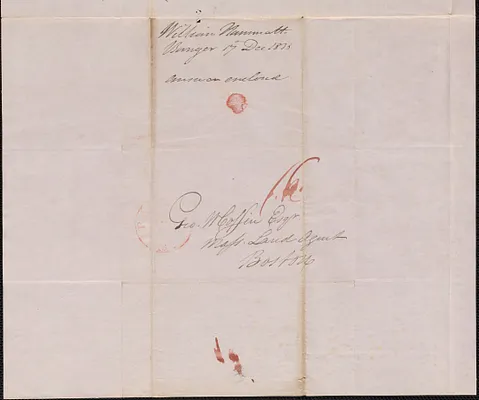 William Hammatt to George Coffin, 17 December 1838