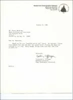 Correspondence: Letter from Catherine A. Offinger (WHOI - Research Assistant Deep Submergence Laboratory) to Mr. Stuart MacArthur.