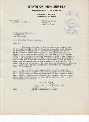 Letters Received to Mr. Arthur. Roeder [A. Roeder], April 20, 1925