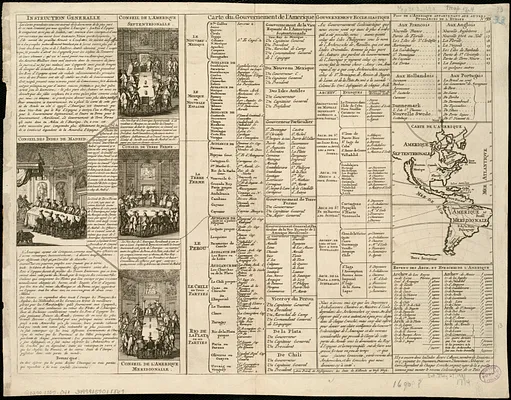 Carte du Gouvernement de l'Amerique