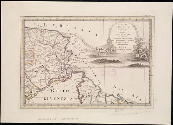 Lo Stato Veneto da terra diviso nelle sue provincie