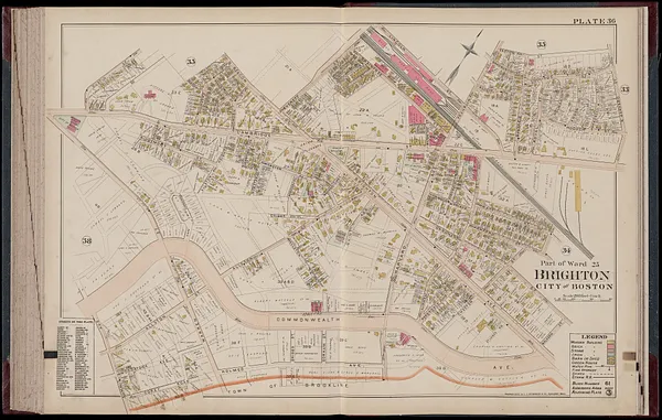 Atlas of Dorchester, West Roxbury and Brighton, city of Boston